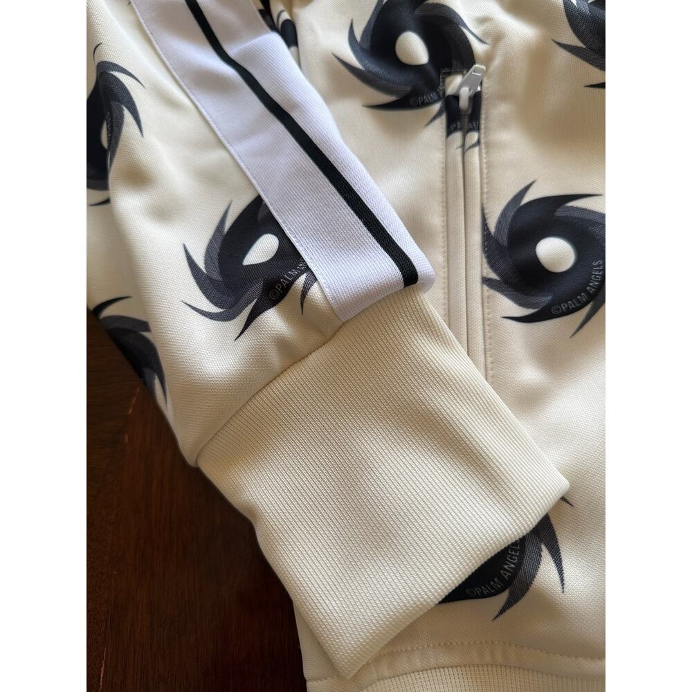 RETAIL $690 Palm Angels Hurricane Track Jacket Print Zip Up Jacket *NWT*SZ SMALL - Picture 6 of 10